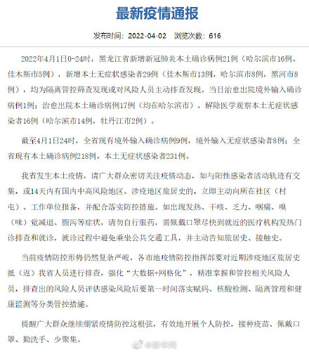 黑龙江新增16例本土确诊-黑龙江新增16例确诊-第1张图片