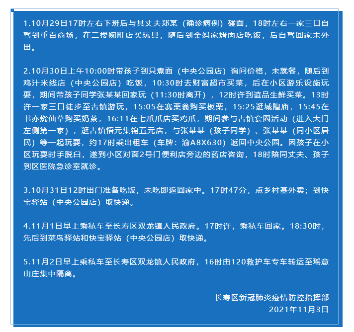 【重庆新增4例本土/重庆新增2例本土 轨迹】-第2张图片
